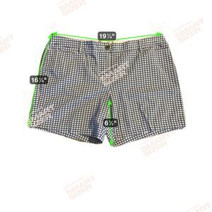 Lands'‎ End Womens Geometric Chino Shorts Blue Size XXL Casual Summer